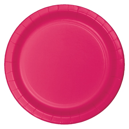Touch Of Color 7" Hot Magenta Pink Dessert Plates 240 PK 79177B